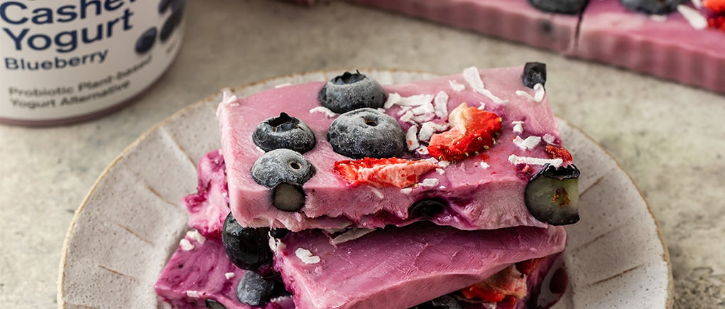 Dairy Free Blueberry Yogurt Bark