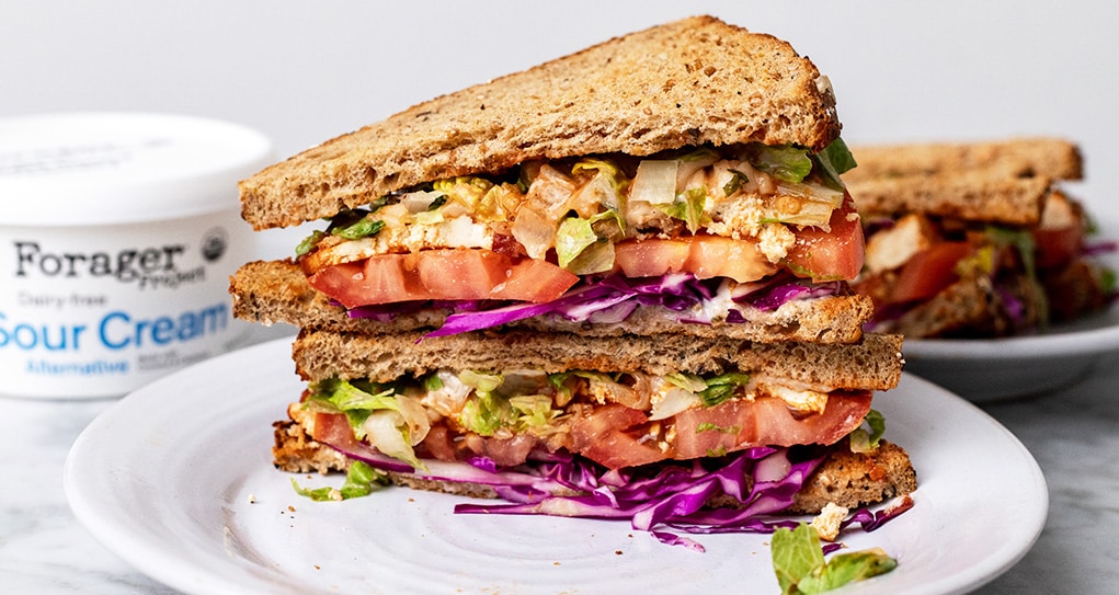 BBQ Tofu Sandwhich-Hero|BBQ Tofu Sandwhich-Prep