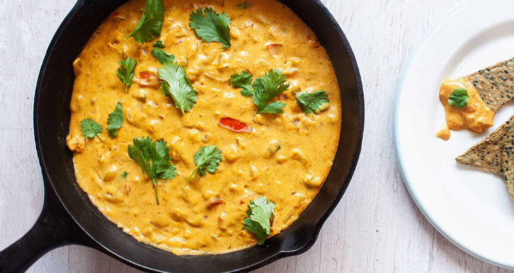 Vegan Queso with Fresh Jalapeño Recipe