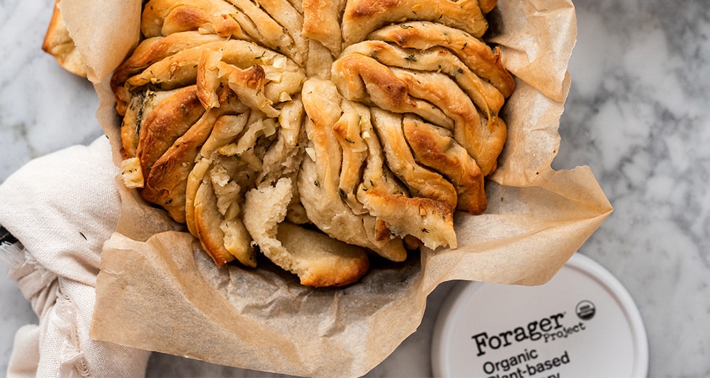 Garlic Herbed Pull Apart Bread