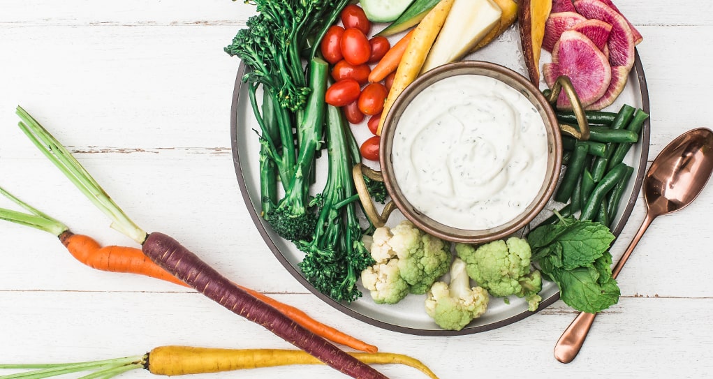 Herbed Ranch with Crudite Recipe