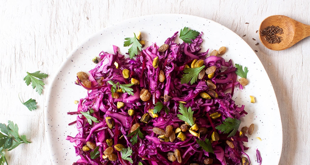 Caraway Beet and Cabbage Slaw Recipe