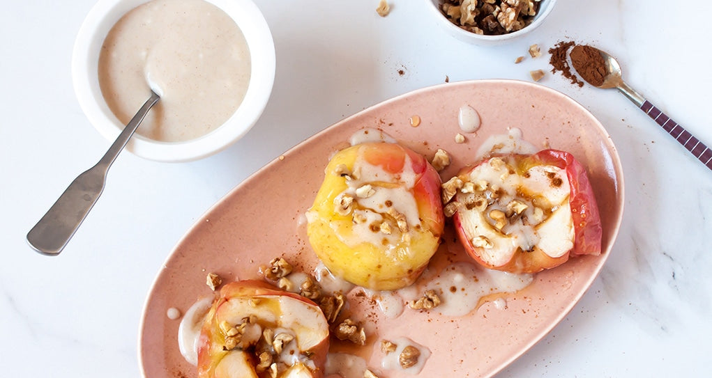 Baked Apples with Cardamom Dairy-free Sour Cream Recipe