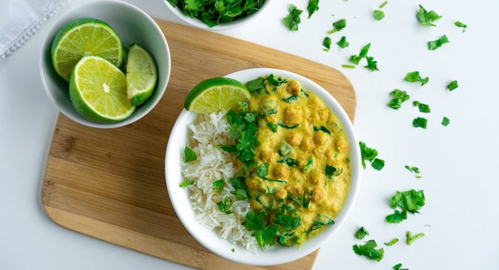 Instant Pot Chickpea Curry with Cashews Recipe