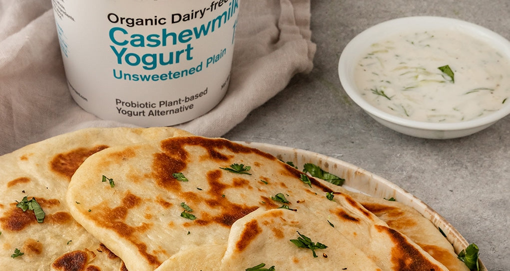 Vegan Naan & Tzatziki
