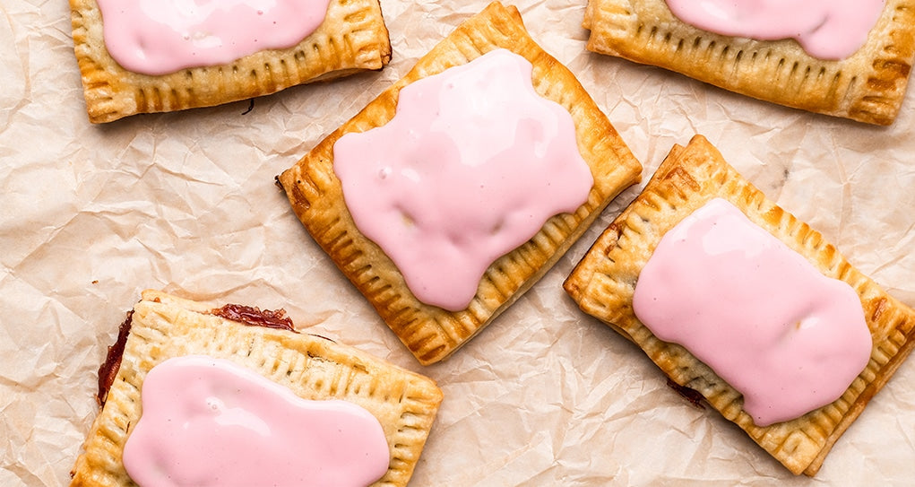 Vegan Raspberry Breakfast Tarts