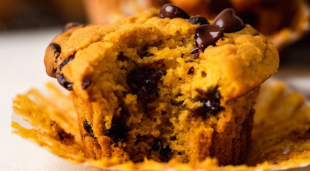 Vegan Pumpkin Chocolate Chip Muffins