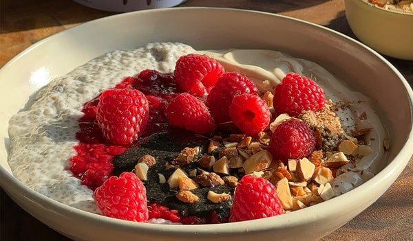 Raspberry Chia Yogurt Bowl
