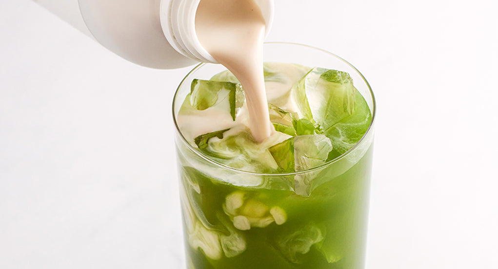 Iced Oatmilk Matcha Latte Recipe