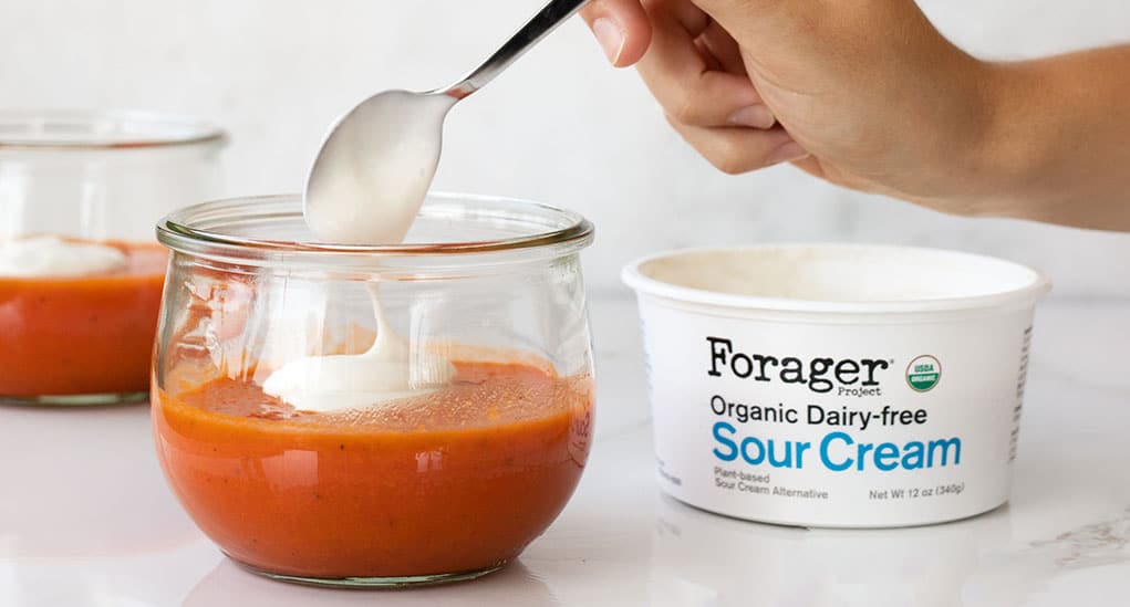 Tomato Gazpacho with Tangerine