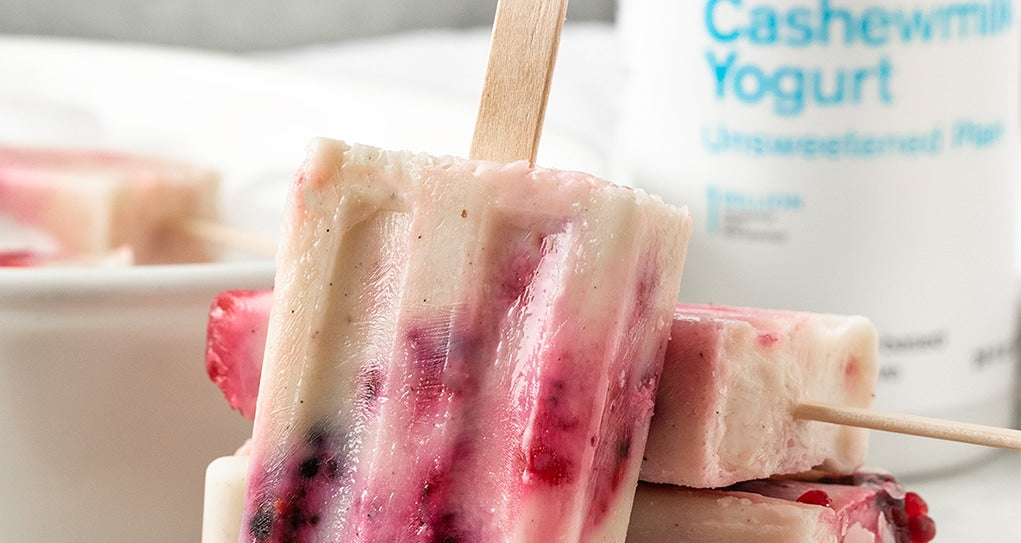 Berry Yogurt Popsicles