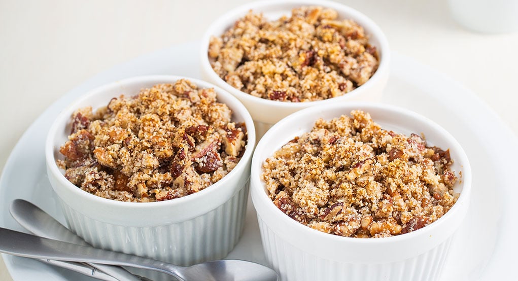 Vegan Pumpkin Pie Crumble