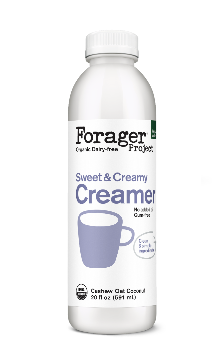 Bottle of Forager Project Sweet & Creamy Creamer 