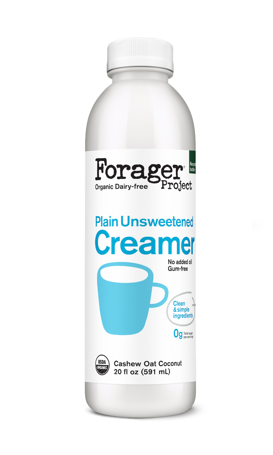 Plain Unsweetened Dairy-Free Creamer