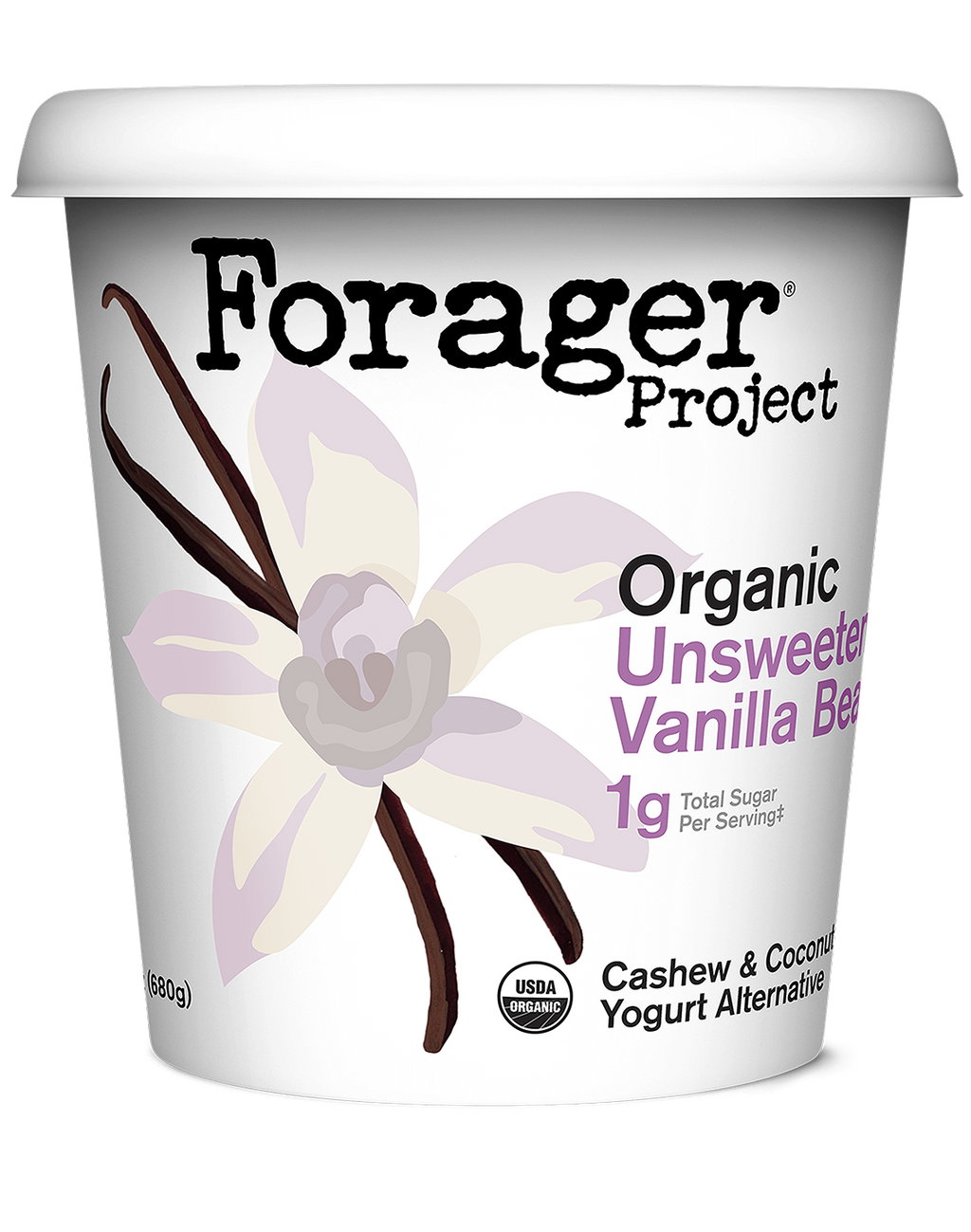 Unsweetened Vanilla Bean Cashew & Coconut Yogurt