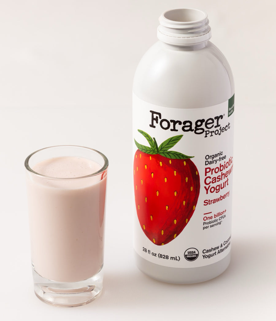 Strawberry Drinkable Cashewmilk Yogurt
