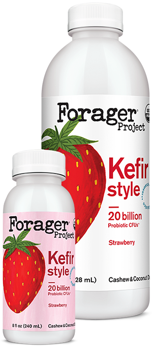 Strawberry Cashew & Coconut Kefir Style Drink