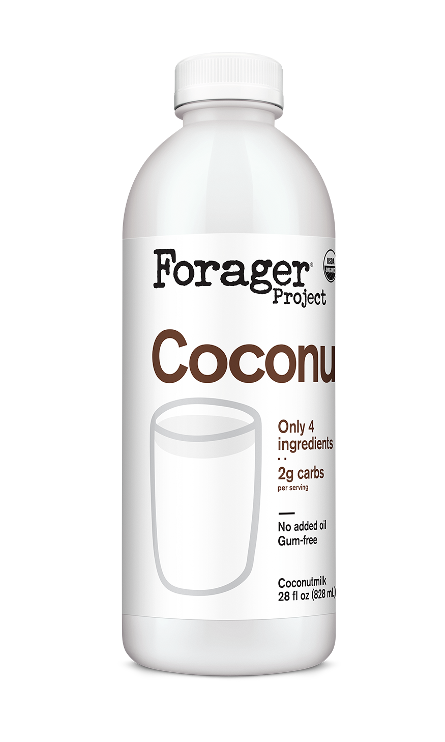 Bottle of Forager Project Coconut Milk