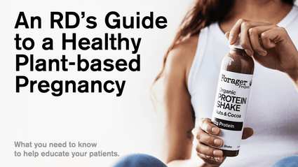 maybe an image about Learn the latest nutrition research and patient support approaches to help you best support patients choosing a plant-based pregnancy.