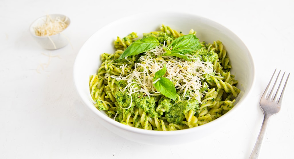 Creamy Pesto Pasta | Forager Project