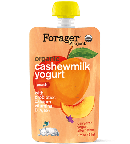 Organic Dairy-Free Vegan Peach Kids Yogurt