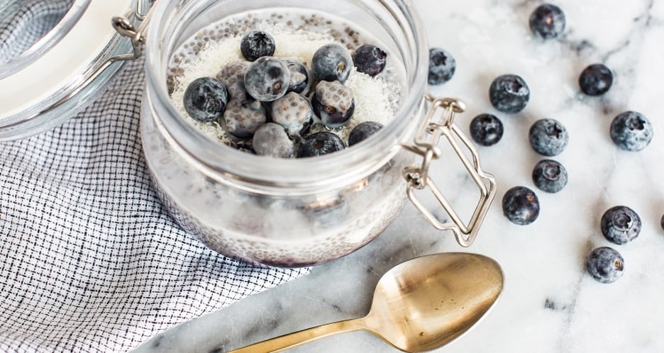 Blueberry Chia Pudding Recipe.