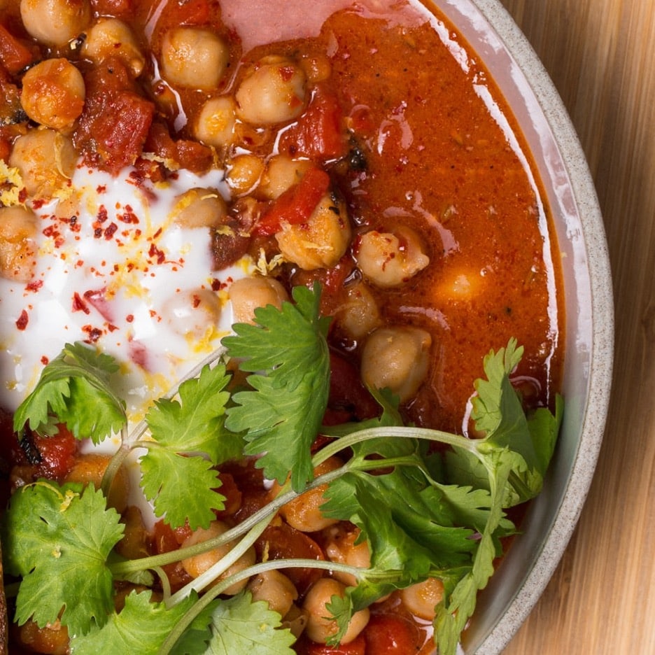 Vegan Chickpea Shakshuka Recipe.